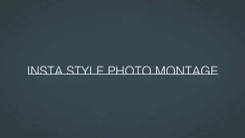 Photo Montage Insta Style Files Stock After Effects