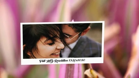 Photo Or Video Gallery A Perfect Day-Wedding Frame Stock After Effects