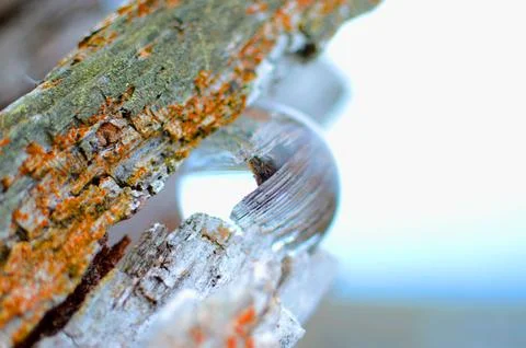 Photo Orb on the Beach edited image Stock Photos