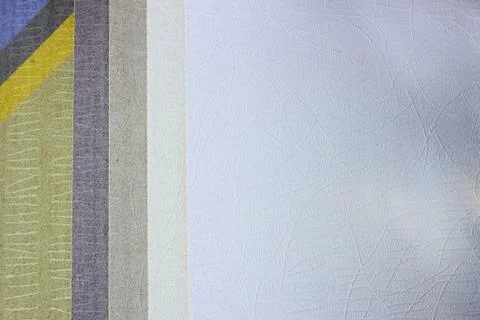 Photo of the pattern and texture of the wallpaper surface. can make the room  Foto stock
