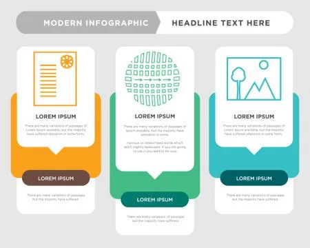 Photo, pattern, certificate infographic Illustrazione stock