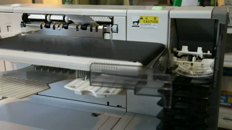 Photo printing machine Stock Footage 508864