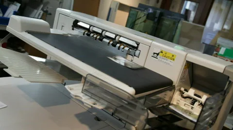 Photo printing machine Stock Footage 727464