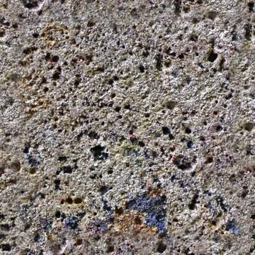 Photo realistic seamless texture pattern of very colorful painted concrete wa Stock Photos