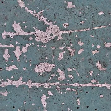 Photo realistic seamless texture pattern of paint peeling at walls. Stockfoto's
