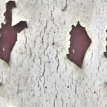 Photo realistic seamless texture pattern of paint peeling at walls. Stockfoto's