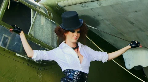 Photo session in retro style. HD Stock Footage