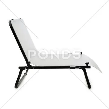 Photo shooting table over isolated white background Stock Photos