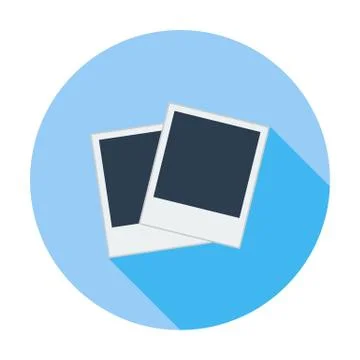 Photo single icon. Stock Illustration