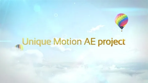 Photo in the Sky After Effects stock