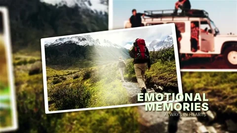 Photo Slideshow After Effects stock