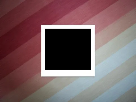 Photo on stripes Stock Illustration