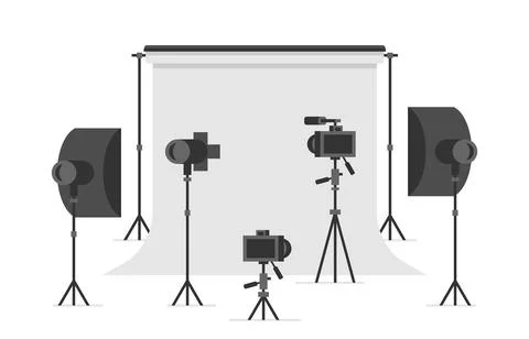 Photo studio Stock Illustration
