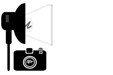 Photo studio lighting tool clip art image on white background  3 Stock Illustration