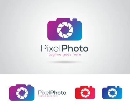 Photo studio logo Template Design Vector 스톡 일러스트