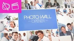 Photo Wall Opener - Apple Motion and Final Cut Pro X Template Stock After Effects