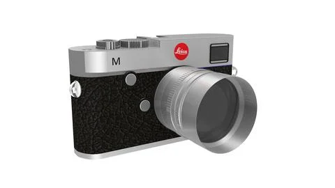 Leica M Monochrom Silver Modelo 3D - Baixar Electrónica no