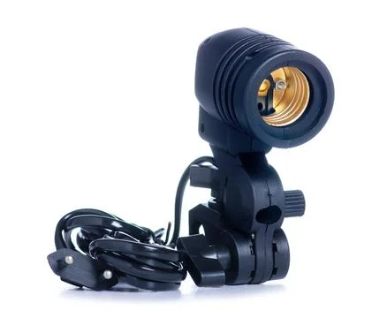 Photocartridge for E27 lamp bulb Socket with Switch Stock Photos