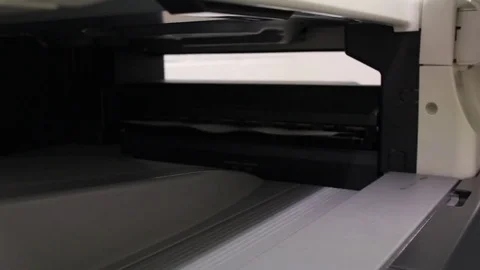 Photocopier feeder view Stock Footage 73713041