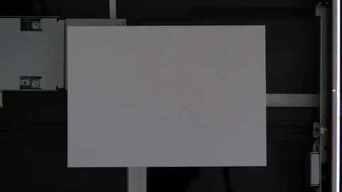 Photocopier light copy the document Stock Footage 77410500