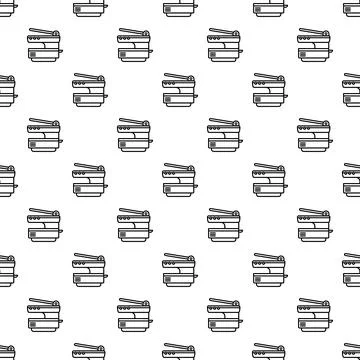 Photocopier scanner machine seamless repeating pattern background Stock Illustration