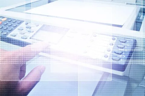 Photocopy machine Stock Illustration