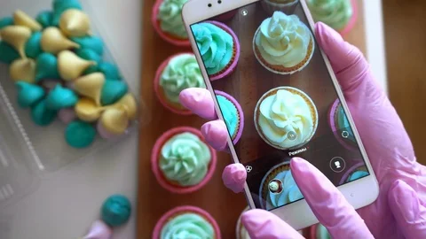 Photograph confection Stock Footage 95865930