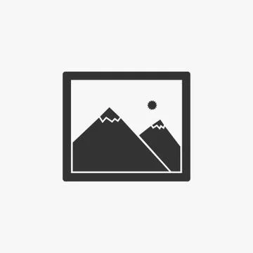 Photograph icon vector. Stock Illustration
