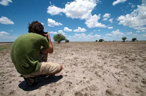 Photographer in action Stock Photos