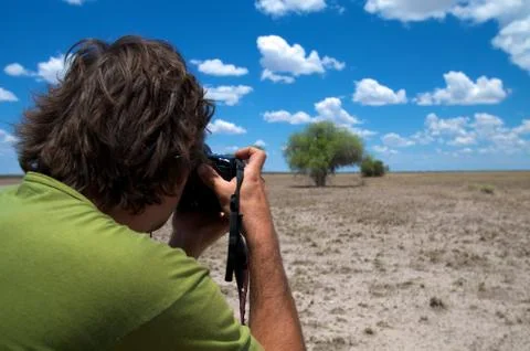 Photographer in action Stock Photos