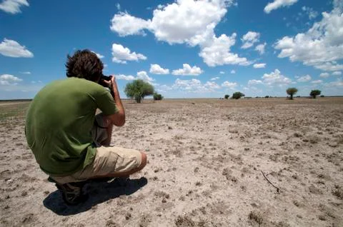 Photographer in action Stock Photos