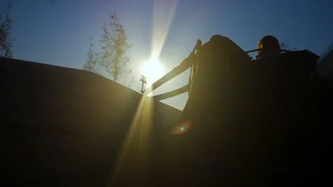 Photographer and model are preparing for a photo shoot Video stock 101990621