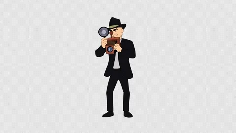 Photographer Animation Stock Footage 236471427