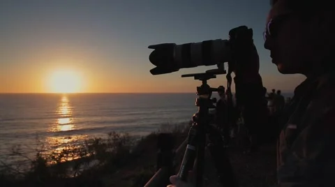 Photographer Camera Turn Stock Footage 60658083