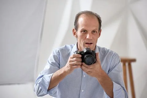 Photographer during work 스톡 사진