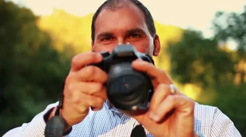 Photographer Frames Shot 2653 Video stock 12015219