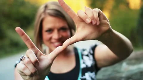 Photographer Frames Shot 2656 Video stock 12015220