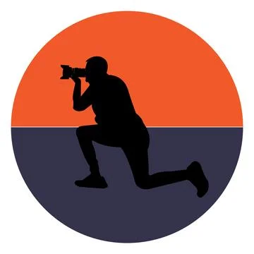 Photographer icon Stock Illustration