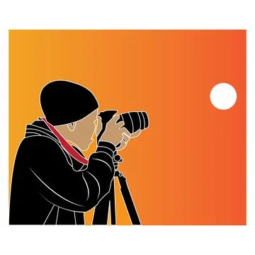 Photographer icon Stock Illustration