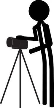 Photographer Stock Illustration