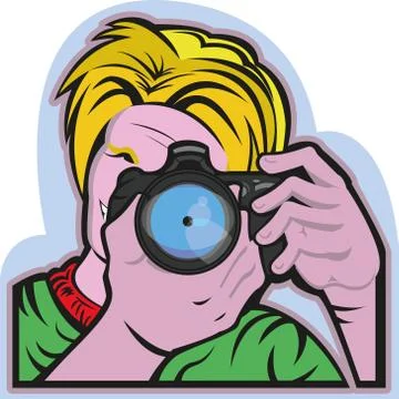 Photographer Stock Illustration