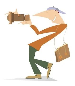 Photographer Stock Illustration
