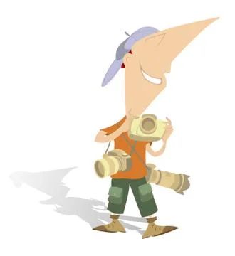 Photographer Stock Illustration