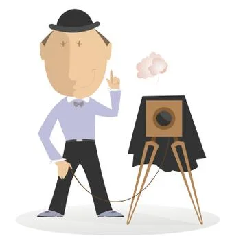 Photographer Illustrazione stock