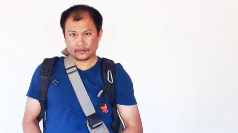 Photographer take camera Stock Footage 45604784