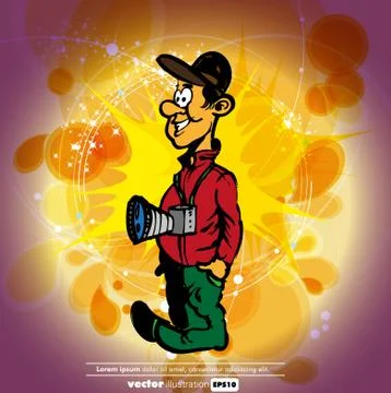 Photographer Vector Stock-Illustration