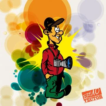 Photographer Vector Stock-Illustration