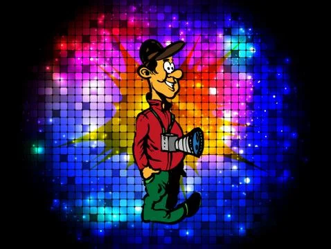 Photographer Vector Stock Illustration