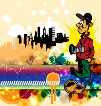 Photographer Vector Stock-Illustration