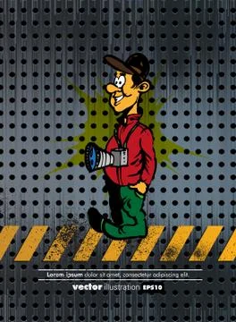 Photographer Vector Stock Illustration